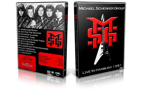 Artwork Cover of Michael Schenker 1981-01-24 DVD Hamburg Proshot