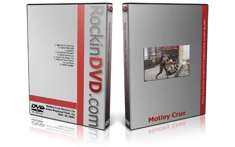 Artwork Cover of Motley Crue 1983-05-29 DVD Devore Proshot