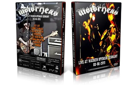 Artwork Cover of Motorhead 2011-08-06 DVD Wacken Open Air Proshot