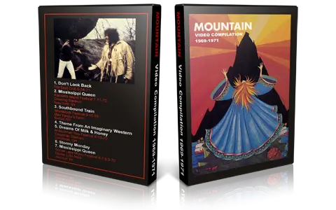 Artwork Cover of Mountain Compilation DVD Videos Between 1969 and 1971 Proshot