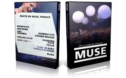 Artwork Cover of Muse 2001-08-11 DVD Route Du Rock Proshot