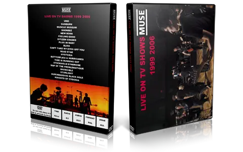 Artwork Cover of Muse Compilation DVD Live on TV shows 1999-2006 Proshot