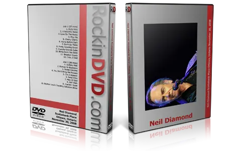 Artwork Cover of Neil Diamond 2008-11-30 DVD Ottawa Audience
