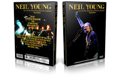 Artwork Cover of Neil Young 2009-06-26 DVD Glatonbury Festival Proshot