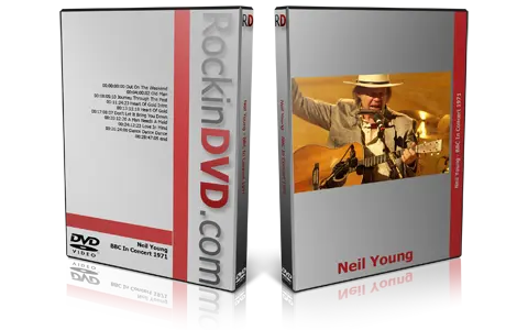 Artwork Cover of Neil Young Compilation DVD BBC In Concert 1971 Proshot