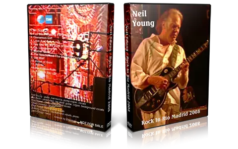 Artwork Cover of Neil Young Compilation DVD Rock In Rio Madrid 2008 Proshot