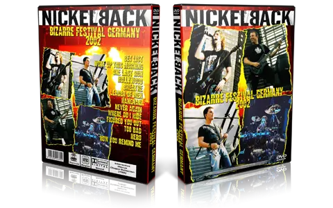 Artwork Cover of Nickelback 2002-08-16 DVD Bizarre Festival Proshot