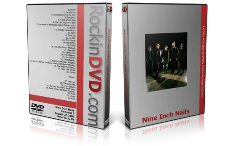 Artwork Cover of Nine Inch Nails 2009-08-25 DVD New York City Audience