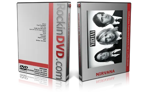 Artwork Cover of Nirvana 1991-08-23 DVD Reading Audience