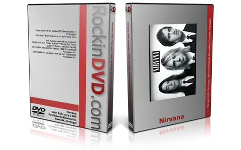 Artwork Cover of Nirvana 1994-02-06 DVD Cascais Proshot