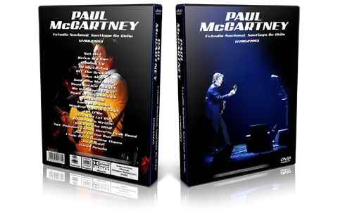 Artwork Cover of Paul McCartney 1993-12-06 DVD Santiago De Chile Proshot