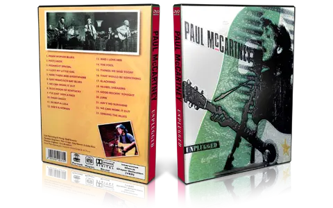 Artwork Cover of Paul McCartney Compilation DVD Unplugged Proshot