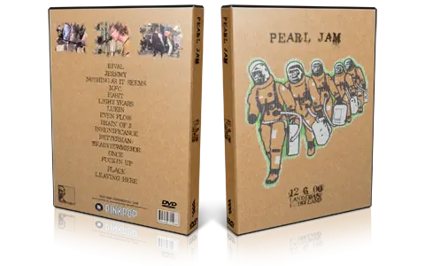 Artwork Cover of Pearl Jam 2000-06-12 DVD Landgraaf Proshot