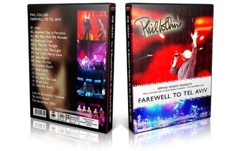 Artwork Cover of Phil Collins 2005-11-07 DVD Tel Aviv Proshot