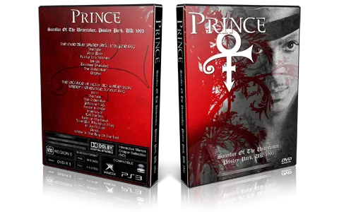 Artwork Cover of Prince 1993-06-14 DVD London Proshot