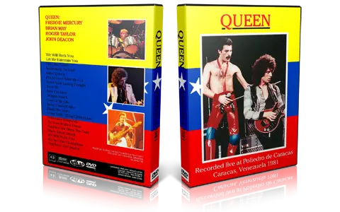 Artwork Cover of Queen 1981-09-27 DVD Caracas Proshot