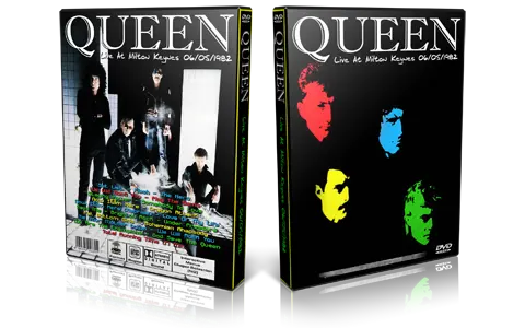 Artwork Cover of Queen 1982-06-05 DVD Milton Keynes Proshot
