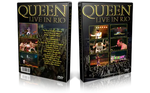 Artwork Cover of Queen 1985-01-18 DVD Rock in Rio Proshot