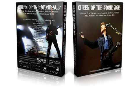 Artwork Cover of Queens Of The Stone Age 2011-06-24 DVD Belfort Proshot