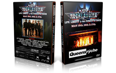 Artwork Cover of Queensryche 2012-05-27 DVD Rocklahoma Festival Proshot