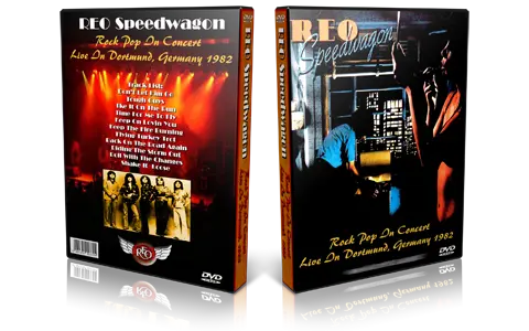 Artwork Cover of REO Speedwagon 1982-12-19 DVD Dortmund Proshot