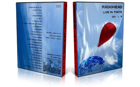 Artwork Cover of Radiohead 2004-04-18 DVD Tokyo Proshot