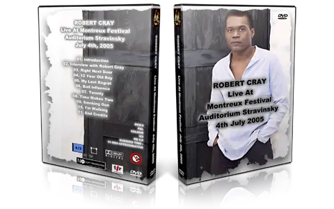 Artwork Cover of Robert Cray 2005-07-04 DVD Montreux Proshot