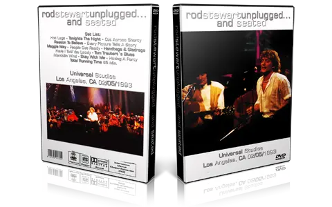 Artwork Cover of Rod Stewart 1993-02-05 DVD Los Angeles Proshot