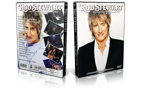 Artwork Cover of Rod Stewart 2006-10-09 DVD New York Proshot
