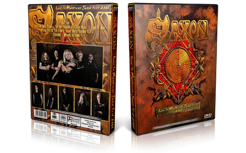 Artwork Cover of Saxon 2008-07-14 DVD Montreux Jazz Festival Proshot