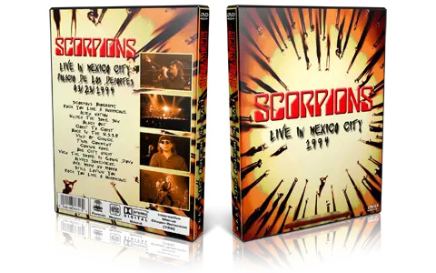 Artwork Cover of Scorpions 1994-03-23 DVD Mexico City Proshot
