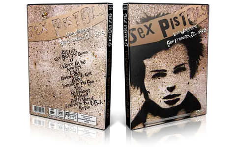 Artwork Cover of Sex Pistols Compilation DVD San Francisco 1978 Proshot