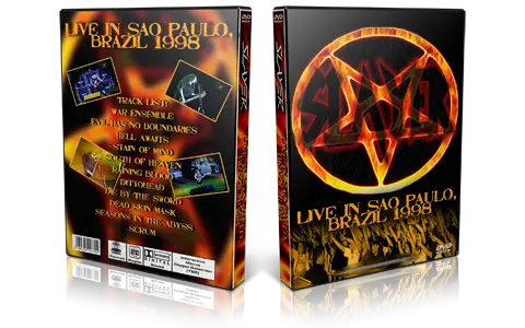 Artwork Cover of Slayer Compilation DVD Sao Paulo 1998 Proshot