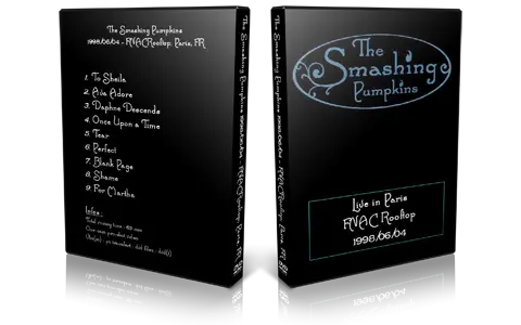 Artwork Cover of Smashing Pumpkins 1998-06-04 DVD Paris Proshot