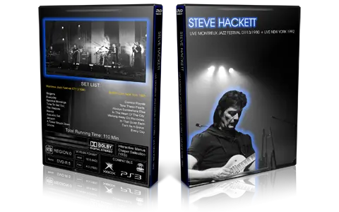 Artwork Cover of Steve Hackett 1980-07-13 DVD Montreux Proshot