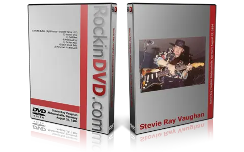 Artwork Cover of Stevie Ray Vaughan 1984-08-27 DVD Alabamahalle Proshot