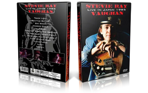 Artwork Cover of Stevie Ray Vaughan Compilation DVD Japan 1985 Proshot