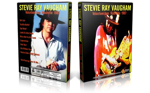 Artwork Cover of Stevie Ray Vaughan Compilation DVD Nashville 1987 Proshot