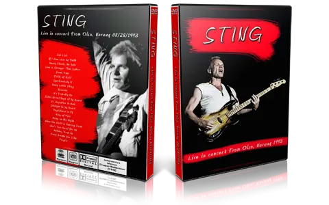 Artwork Cover of Sting 1993-08-28 DVD Olso Proshot
