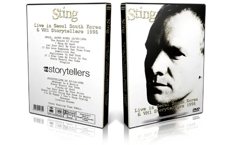 Artwork Cover of Sting 1996-10-05 DVD Seoul Proshot