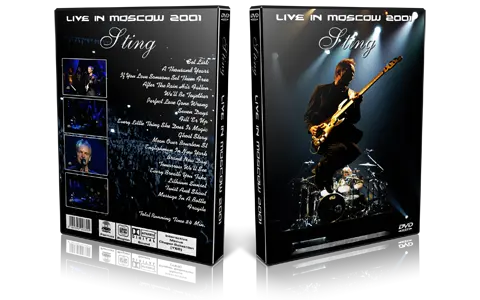 Artwork Cover of Sting Compilation DVD Moscow 2001 Proshot