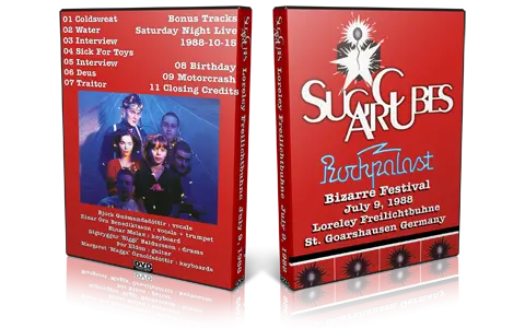 Artwork Cover of Sugarcubes 1988-07-09 DVD Loreley Proshot