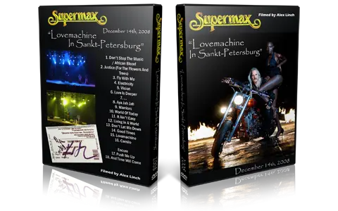 Artwork Cover of Supermax 2008-12-14 DVD St Petersburg Audience