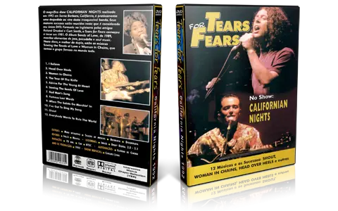 Artwork Cover of Tears For Fears Compilation DVD Santa Barbara 1992 Proshot