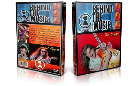 Artwork Cover of Ted Nugent Compilation DVD Behind The Music Proshot