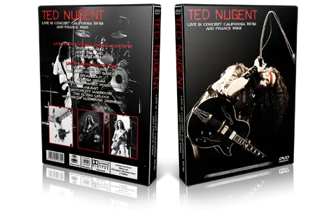 Artwork Cover of Ted Nugent Compilation DVD California 1978 and France 1981 Proshot