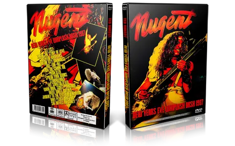 Artwork Cover of Ted Nugent Compilation DVD New Years Eve Whiplash Bash 1987 Proshot