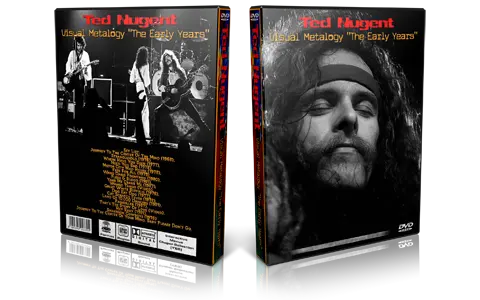 Artwork Cover of Ted Nugent Compilation DVD The Early Years Proshot