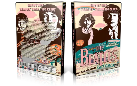 Artwork Cover of The Beatles Compilation DVD Hit By Hit Year By Year Proshot