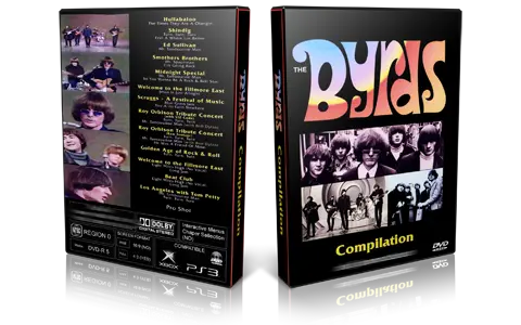 Artwork Cover of The Byrds Compilation DVD Media Clip Collection Proshot